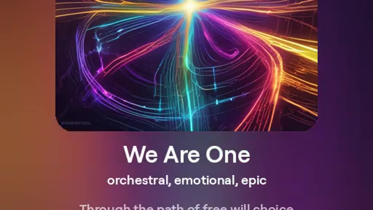 We Are One