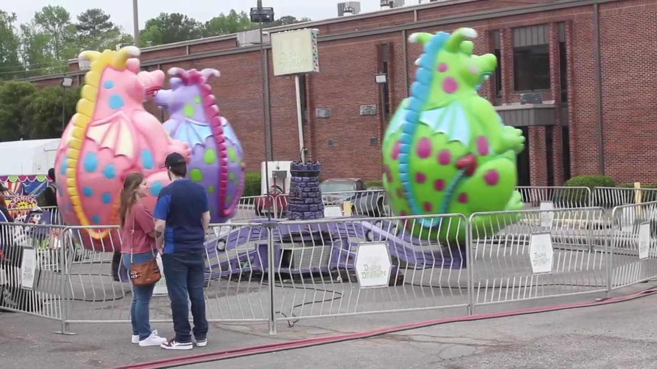 Dizzy Dragon Carnival Rides 2024 Magnolia Festival Gardendale Alabama