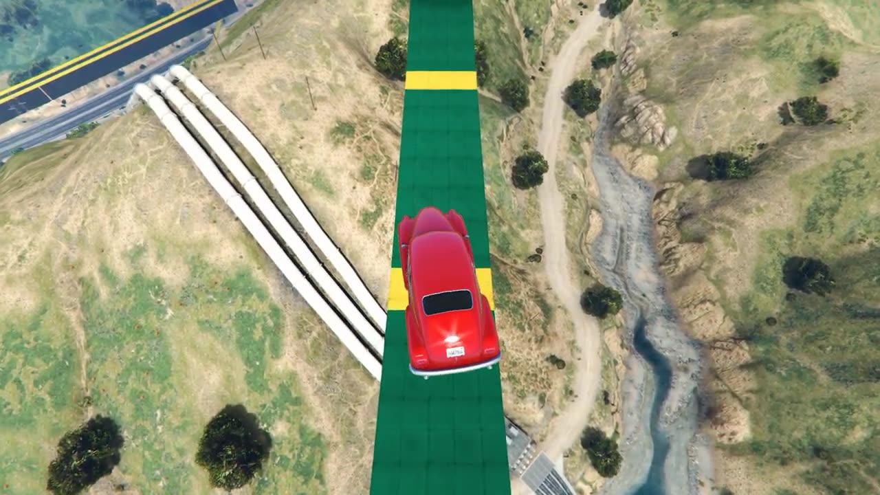 GTA 5 PARKOUR STUNT RACE