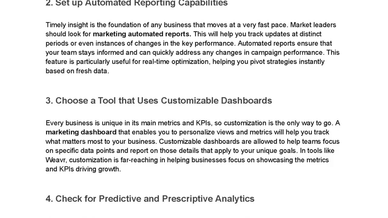 Boost Campaign Success with Weavr's Marketing Dashboard