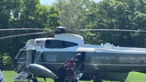 Monica Paige OANN -UNREAL: President Biden was boarding Marine One before