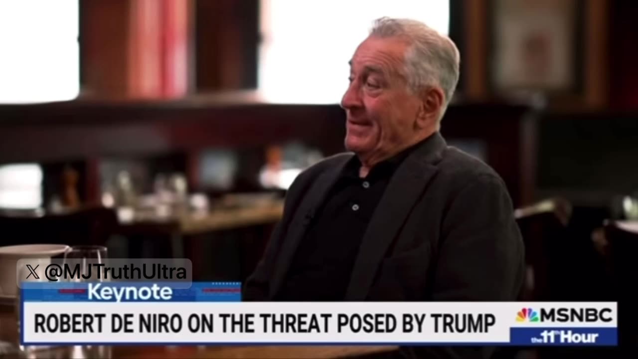 Robert De Niro is Watering at the Mouth that Trump Could be Placed in Jail