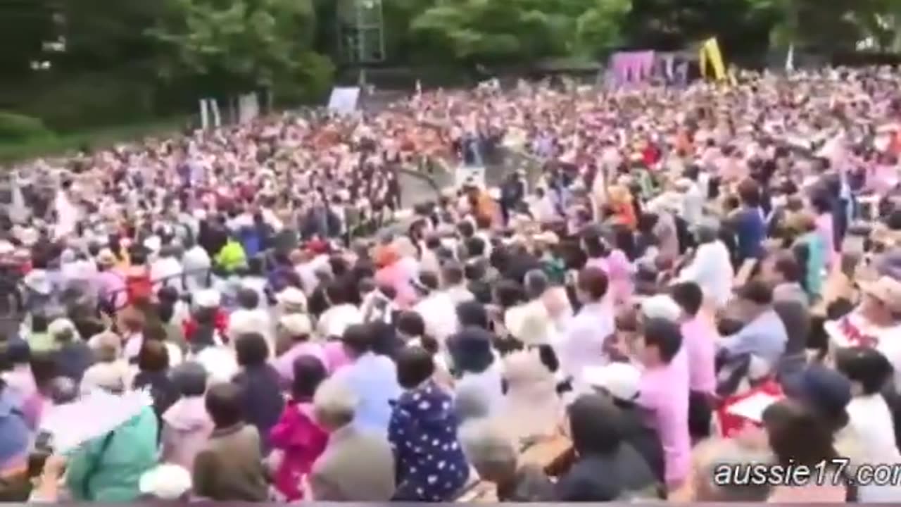 Former Japanese Minister, Who Is COVID-Vaccine-Injured, Apologizes During Massive Protest In Japan