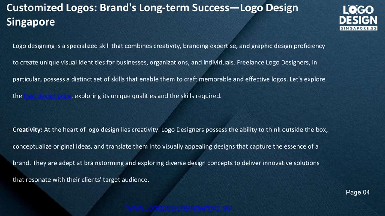 Customized Logos: Brand’s Long-term Success — Logo Design Singapore