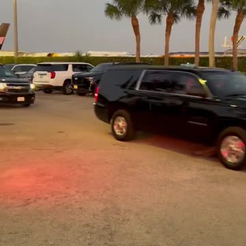 Canadian PM Justin Trudeau Arrives In West Palm Beach After Tariff Threats