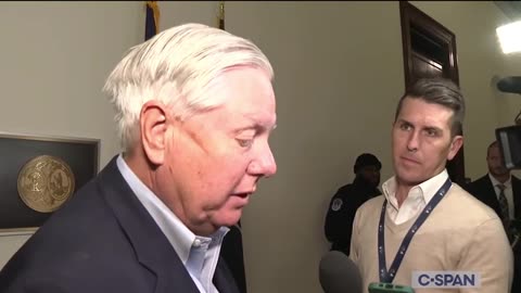 Sen Lindsey Graham Speaks to Reporters Following Meeting with AG Nominee Pam Bondi