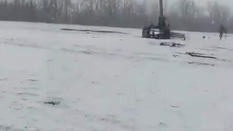 Firing the Truly Massive 220mm Mortar Shell