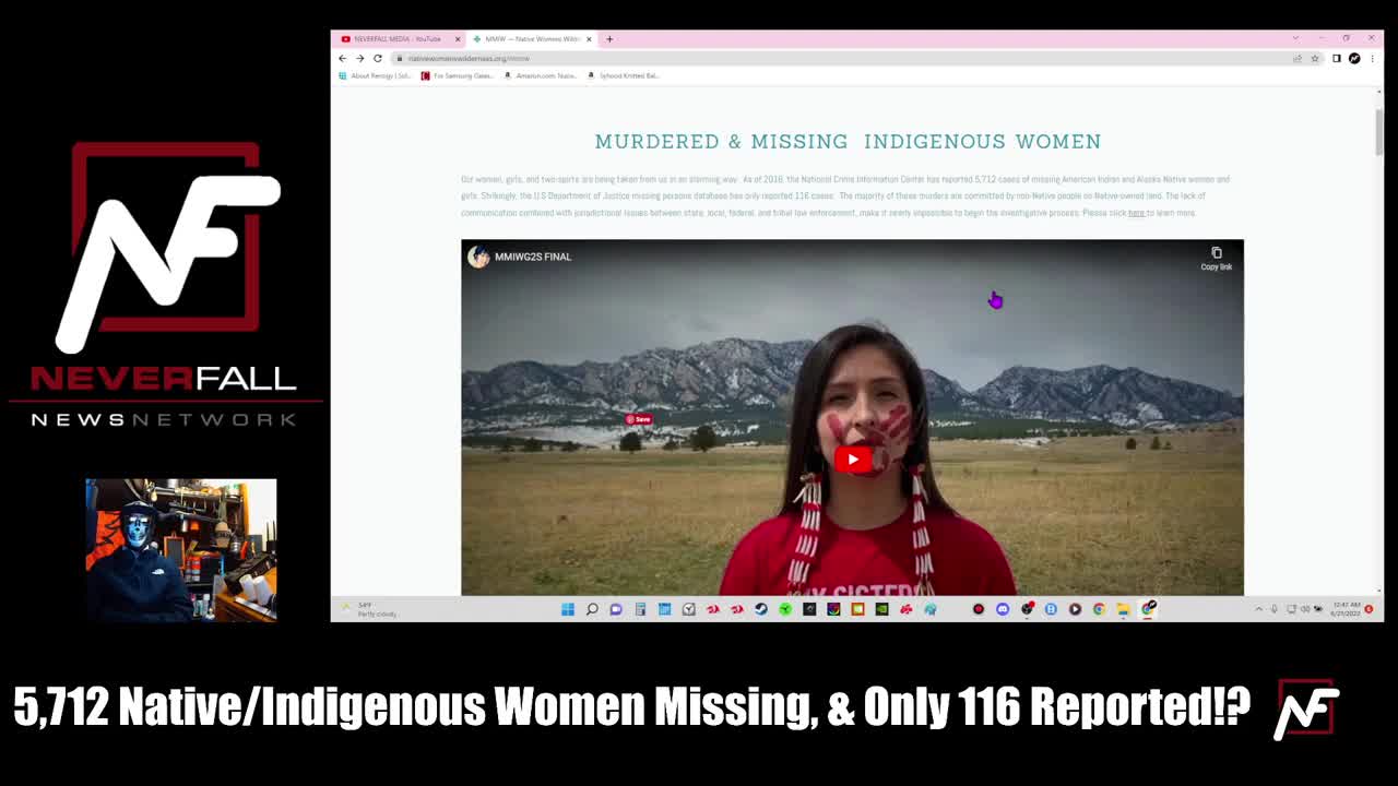 What EXACTLY is “Neverfall Media” ??? -- MISSING & MURDERED Indigenous Women!