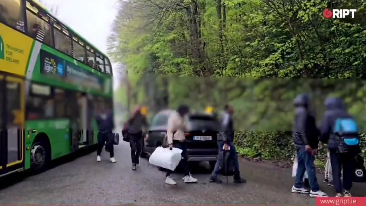 Strange foreign men are being bussed into plantations all over Ireland.