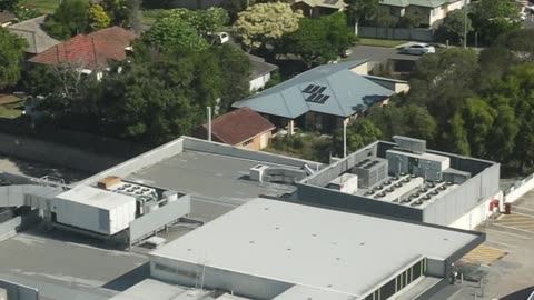 aerial tour of my neighborhood and shopping center.