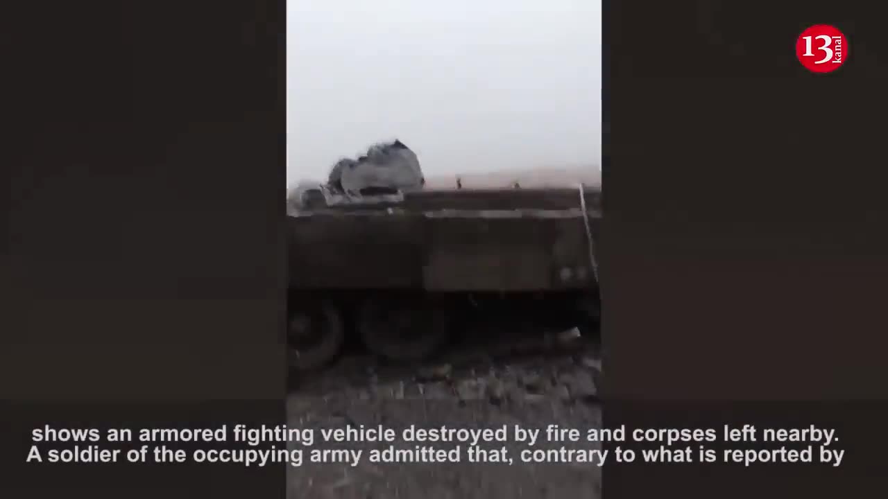 "Our equipment was struck, soldiers died" - Russians release images of their convoy hit in Ugledar