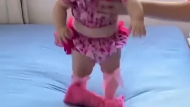 Cutest Baby😍-She Changes Dress!