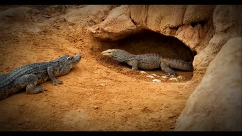 Komodo against crocodile, which will die