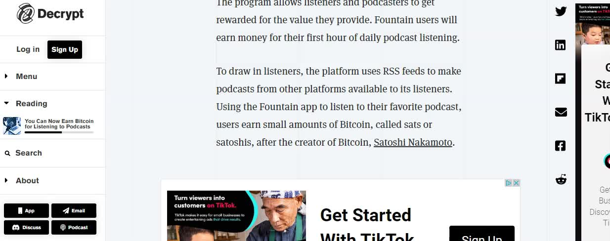 Earn Bitcoin Through Listening To Podcasts! BUT HOW??
