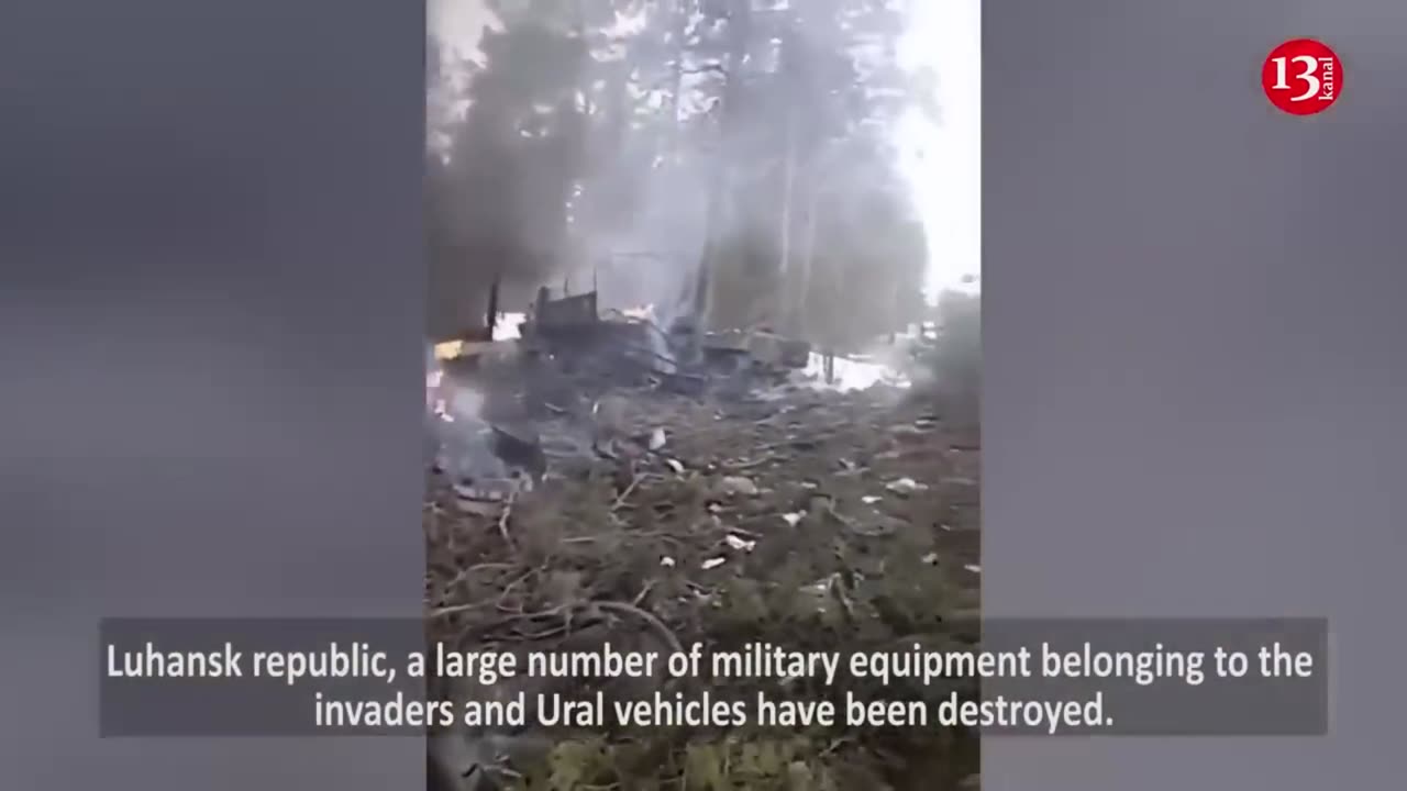 "We drove out Russians, see how Kamaz, armored vehicles are burning" - Aftermath of fierce battle