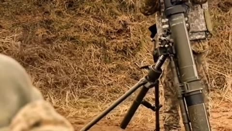 Ukrainian Mortar Units at Work