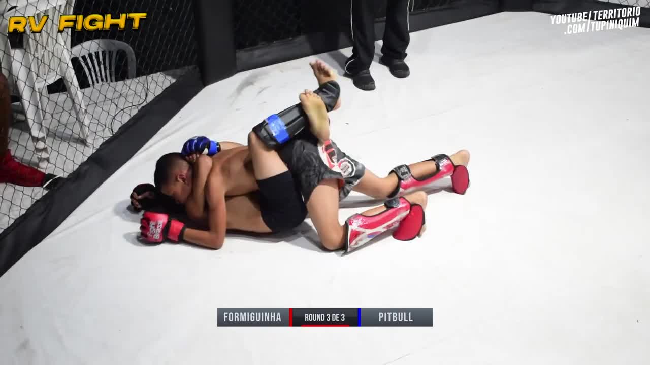 [MMA Kids] Formiguinha vs Pitbull - RV Fight - Best moment