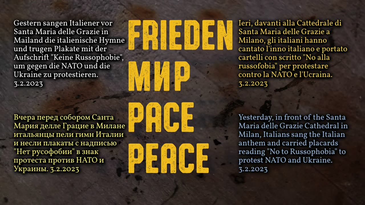 Frieden|Мир|Pace|Peace