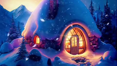 Cozy hobbit igloo