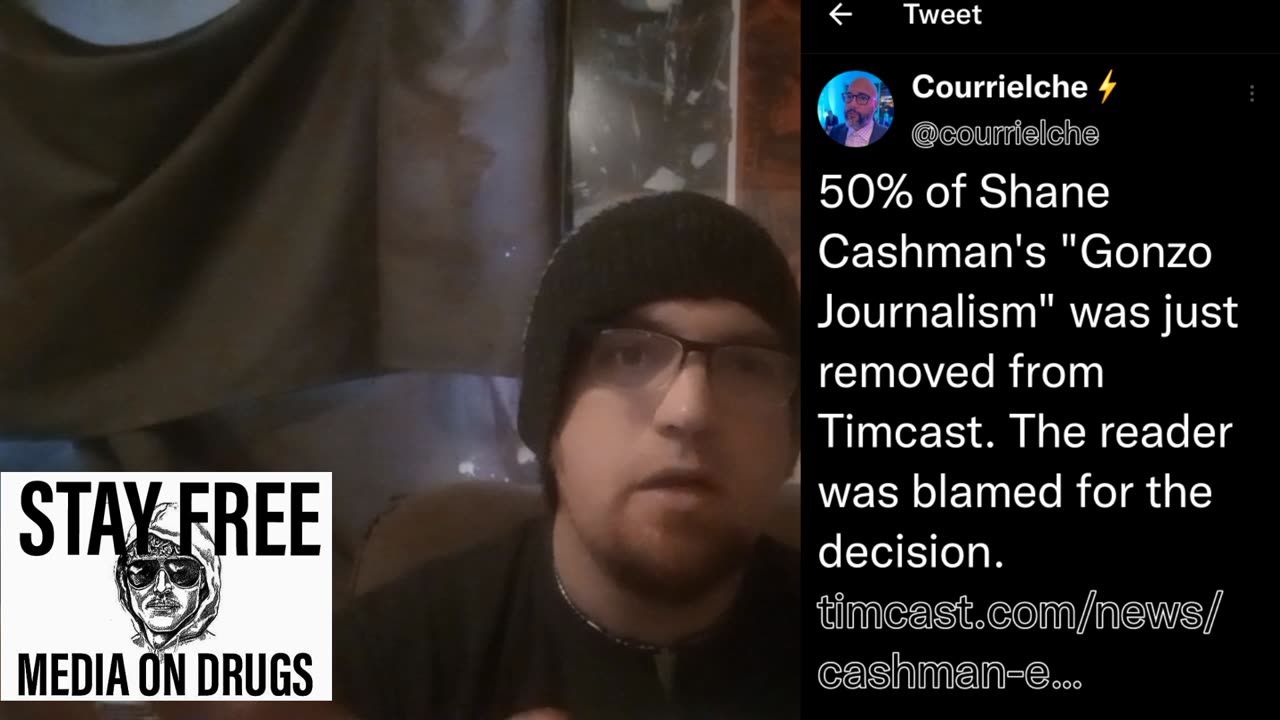 Prank calling Hunter S Thompson. Timcast Gonzo BS