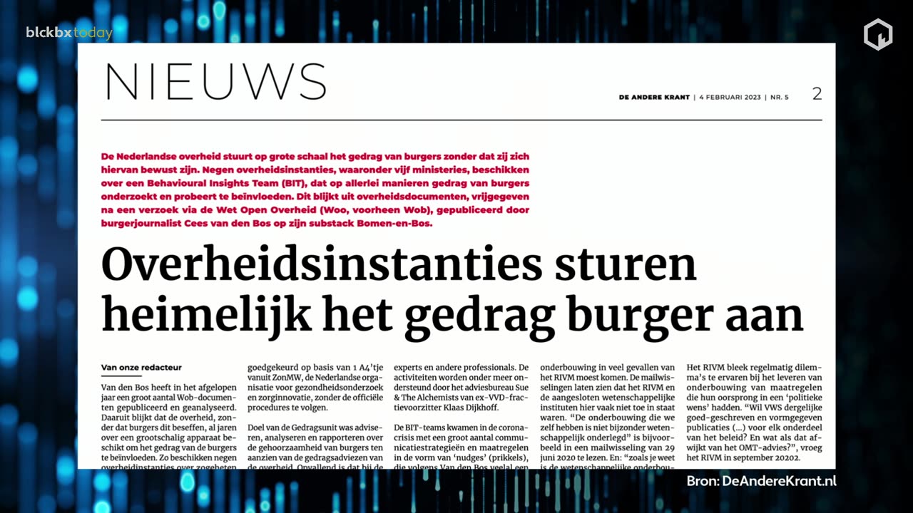 Overheidsinstanties sturen gedrag van burgers aan - Maurice van Ulden