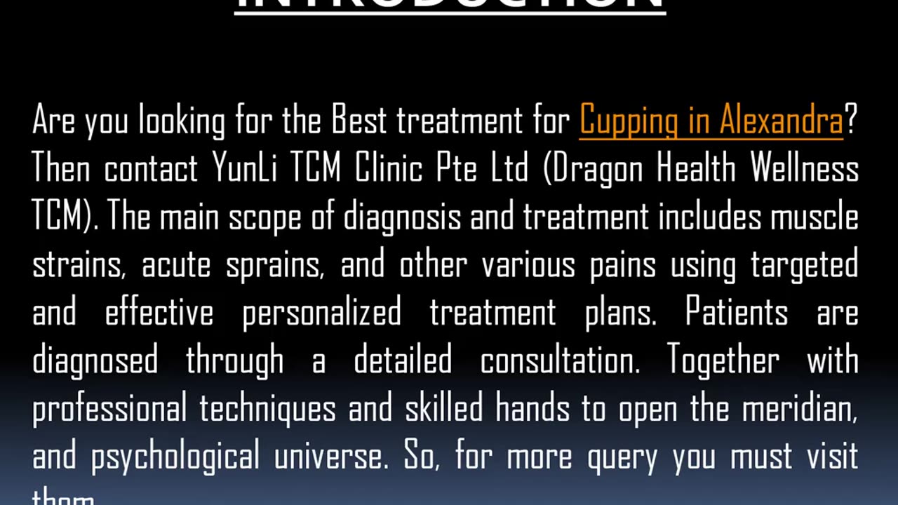 Best treatment for Cupping in Alexandra