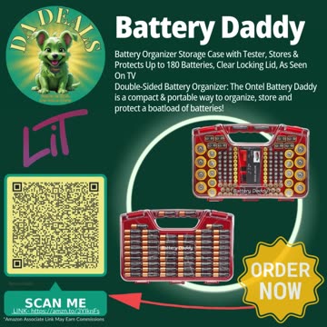 Organize and Protect Your Batteries with Battery Daddy | Da Deals by BendTheTrend Affiliates