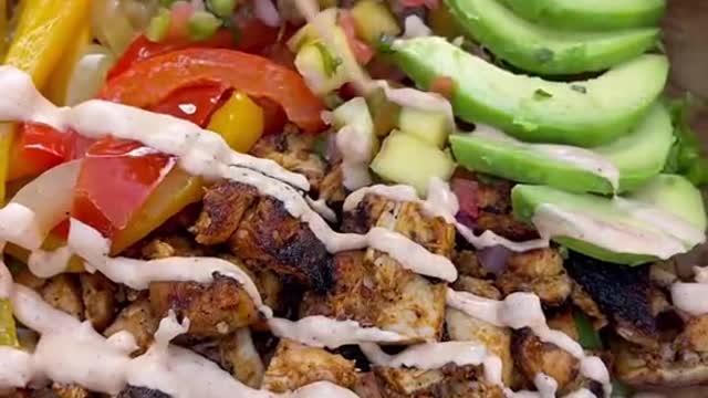 Better than Chipotle grilled chicken bowl