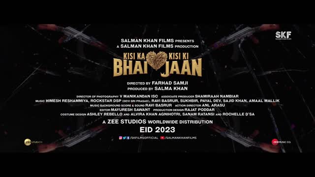 Kisi Ka Bhai Kisi Ki Jaan Teaser | Salman Khan, Venkatesh D, Pooja H | Farhad Samji | EID 2023