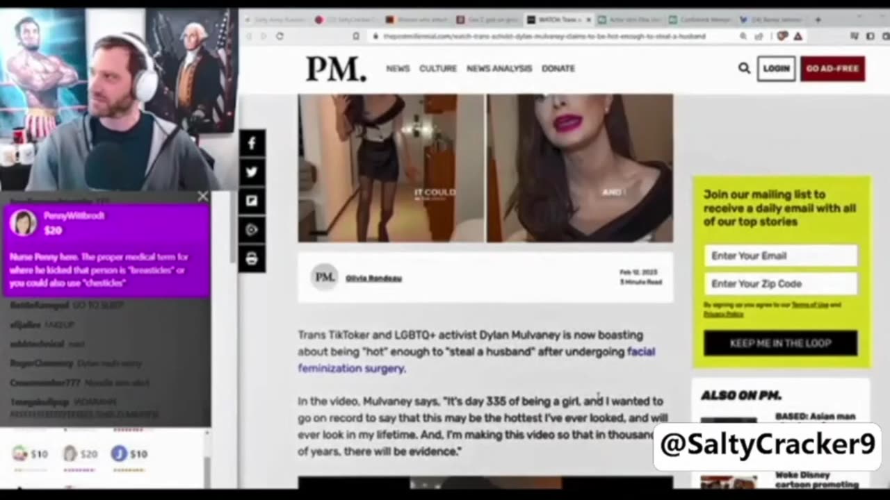 SALTY CLIP 62 HAIRY PITS AND DYLAN MULVANEY ASSET TIK TOK WEAPON