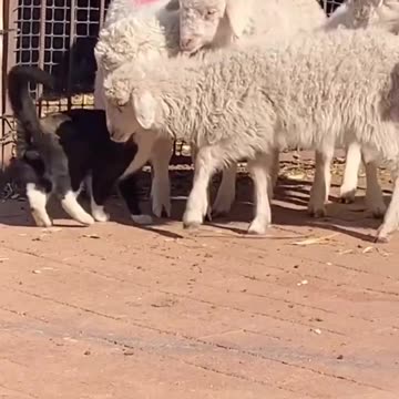 Cute Cats hugs to other animals