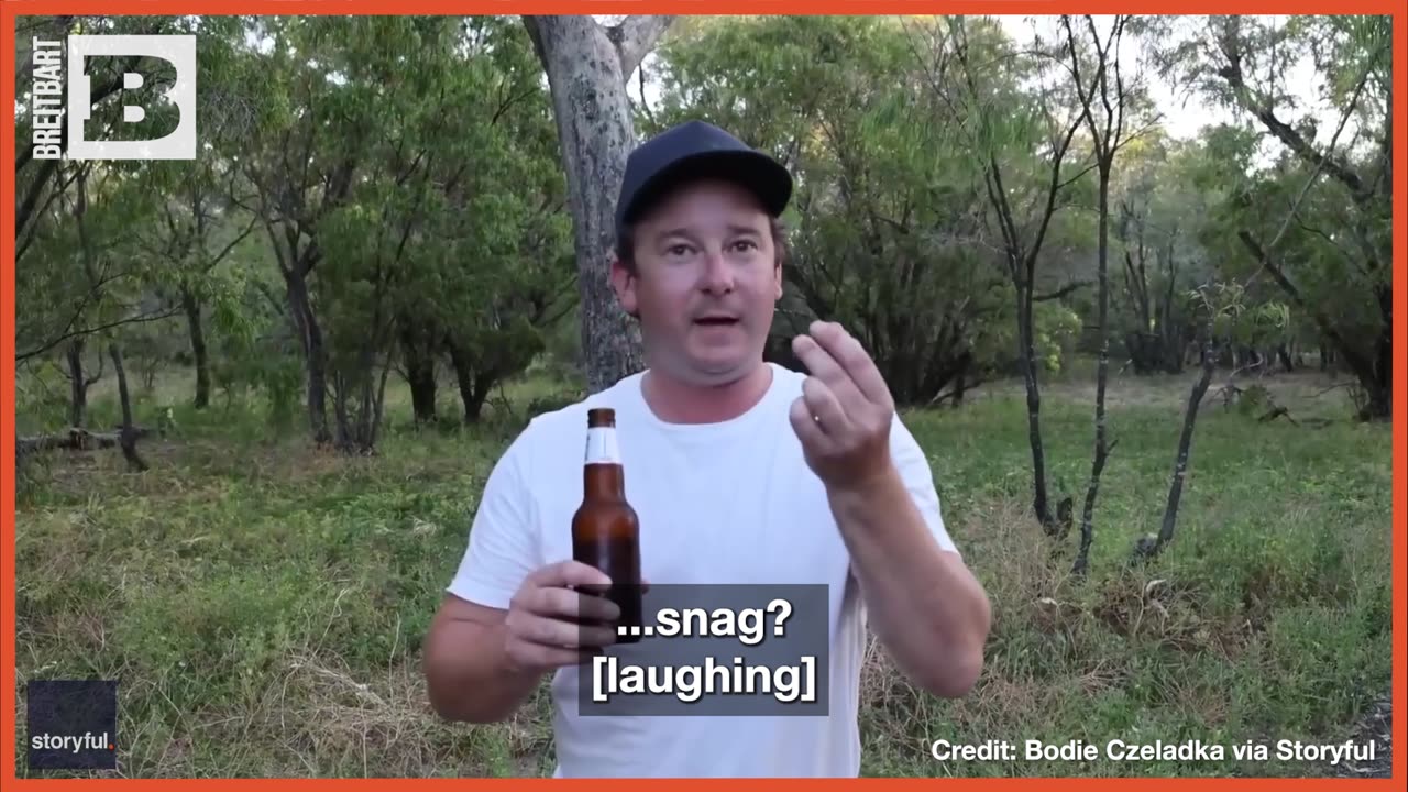 Aussie Man Left SPEECHLESS as Kookaburra Steals Sausage Right from His Hand