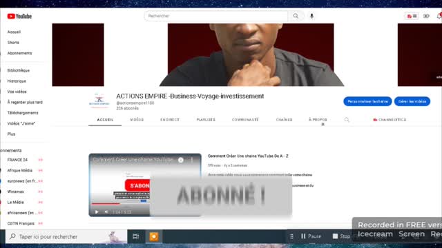 Comment rendre son abonnement YouTube publique?