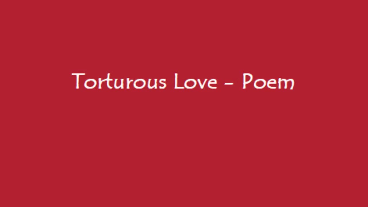 Boys only want love if it's torture...Girls only want torture if it's love...