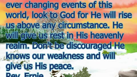 Daily Message from Rev. Ernie, February 8 2023
