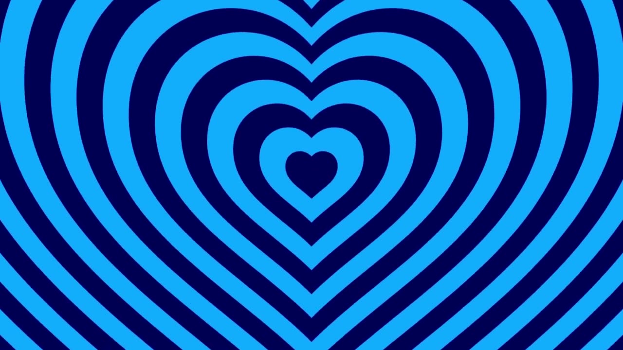 662. Love hearts background loop 💜Purple Heart Background Neon Heart