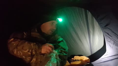 My thoughts on UCO candles for wildcamping..vlog in tent. 19th Jan 2023