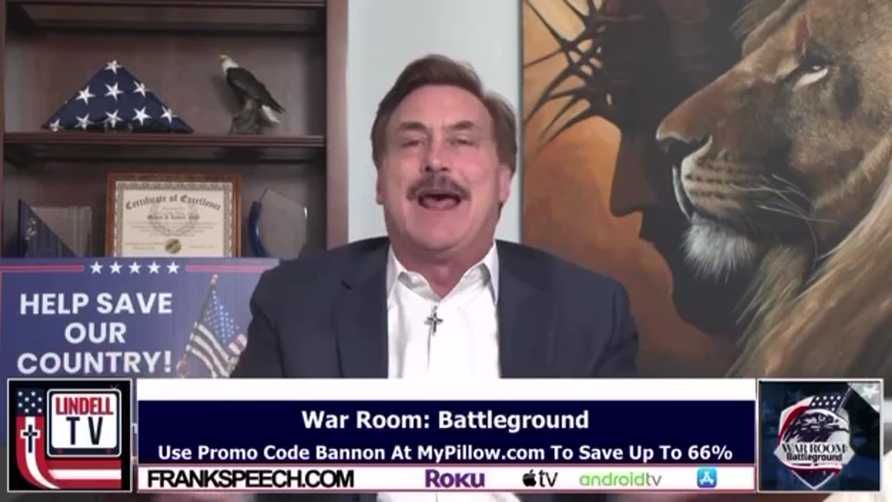 Mike Lindell is bringing the 🔥 to DeSantis!