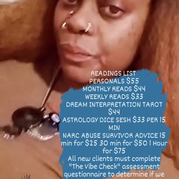 Tarot Price Rates #RealityCheckCashinTarot