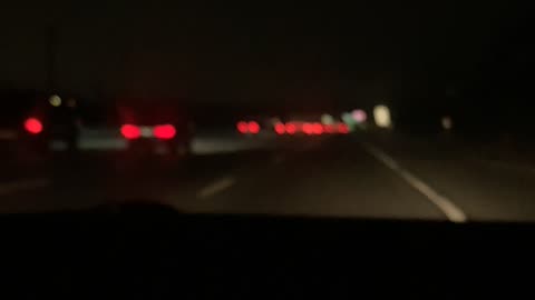 Late night driving Timelapse