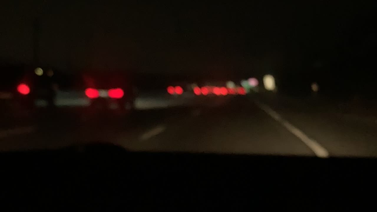 Late night driving Timelapse