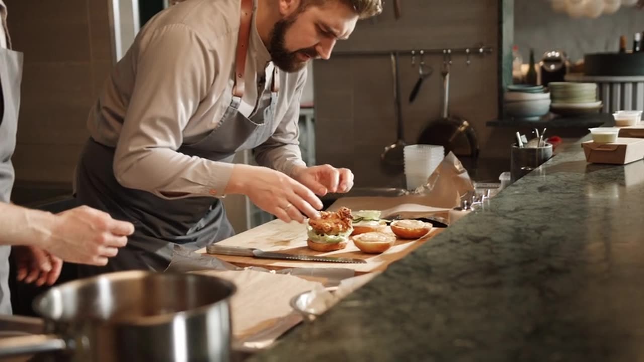 Chrispy chicken burger