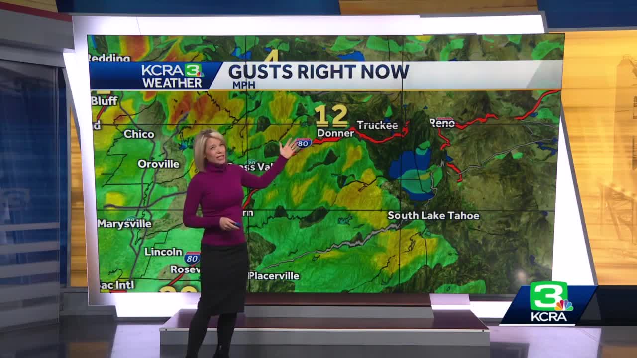 Gusty & Cold Start To Monday in Northern California