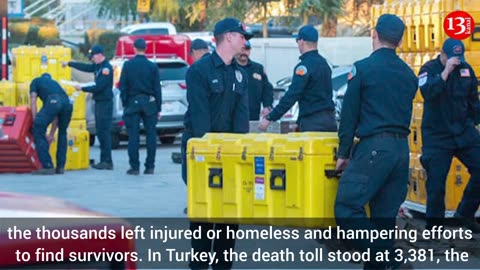 Search and rescue teams from Los Angeles leave for quake-hit Turkey