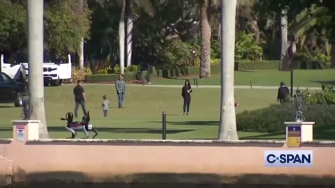 WILD: Robot Dogs Spotted Patrolling Mar-a-Lago