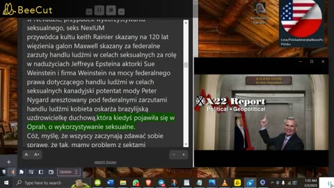 X22 REPORT🔴2988b-Wszystko prowadzi do ingerencji w wybory, czysty dom jest bardzo ważny🔴