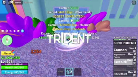 Noob to Max Lvl Using Awakened Phoenix Fruit-BLoxfruits