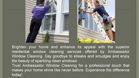 Sparkling Homes with Residential Window Cleaning in St. Louis