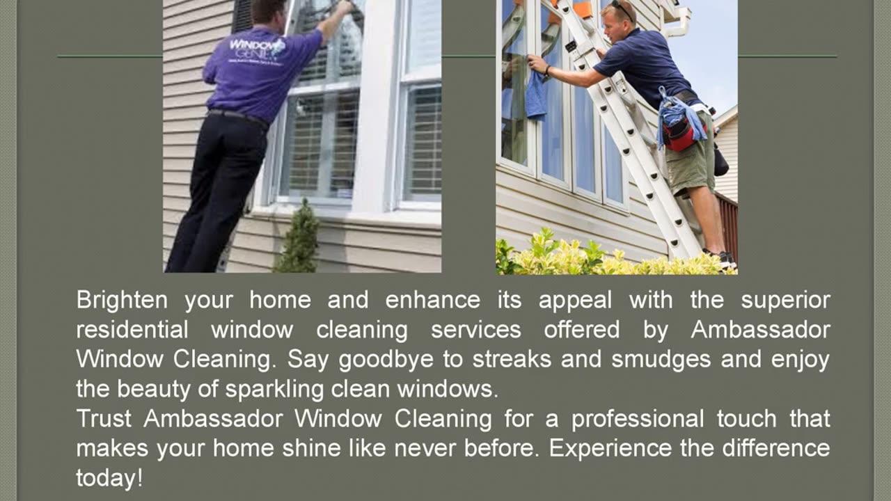 Sparkling Homes with Residential Window Cleaning in St. Louis