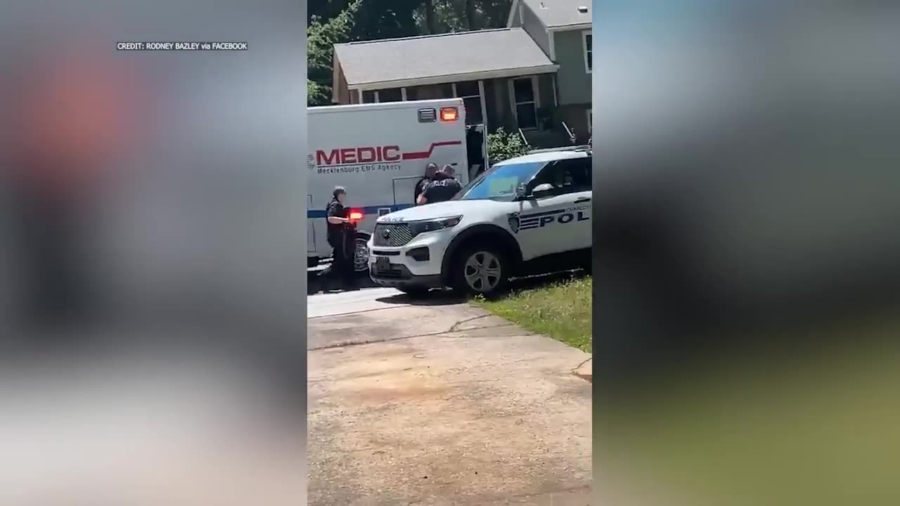 Video shows chaotic scene outside E. Charlotte home where 3 US Marshals killed, 5 officers hurt